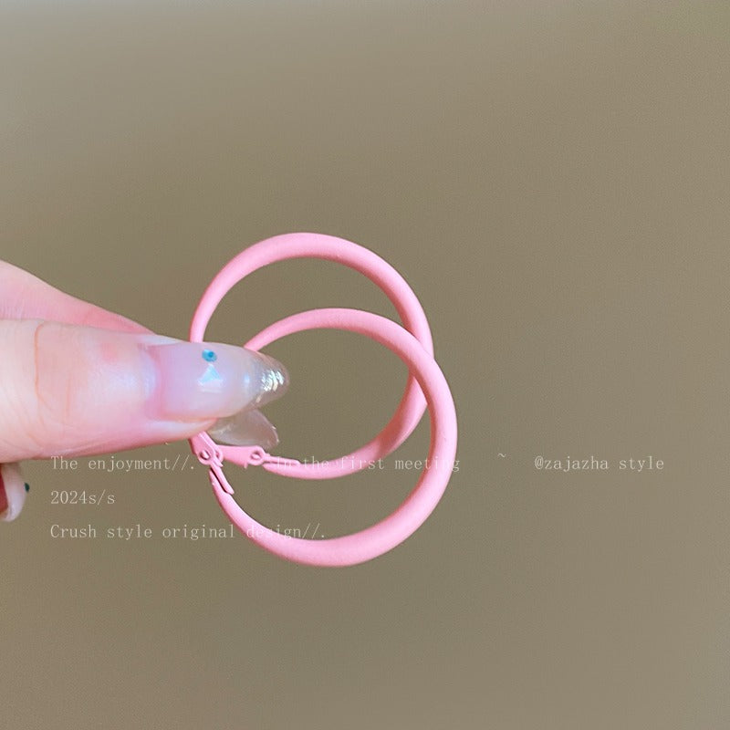 Wholesale Colorful earrings holiday style dopamine earrings